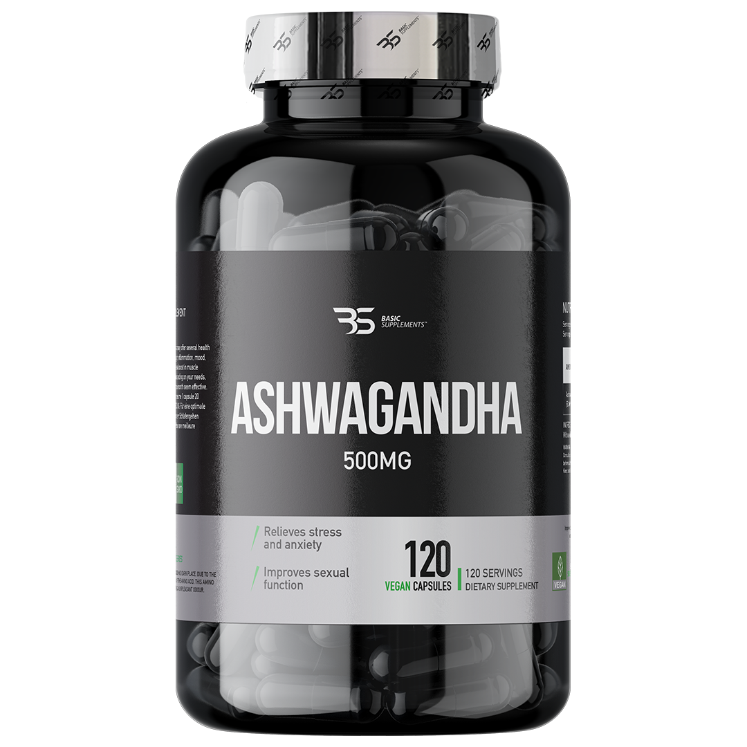 Ashwagandha PRO 120 kapsula adaptogen za stres i vitalnost Basic Supplements
