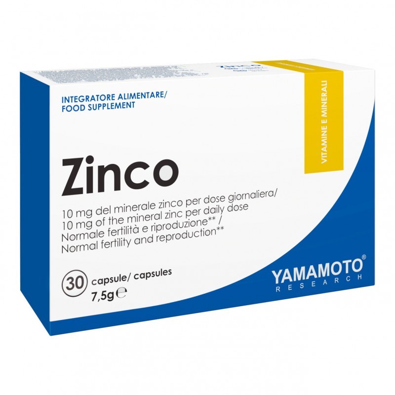 Zinco Pidolato 30 kapsula cink mineral za imunitet Yamamoto Nutrition