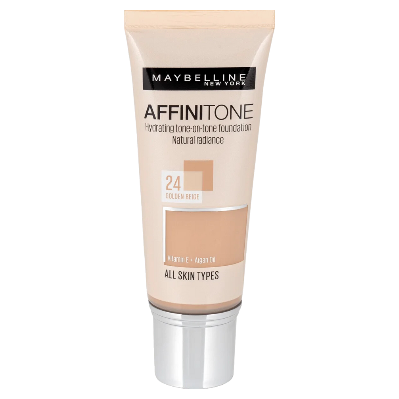 Affinitone tečni puder – 24 Golden Beige, 30 ml