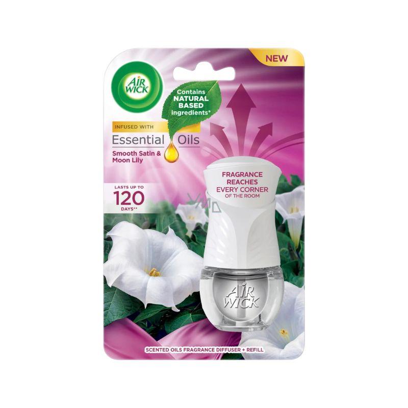 Air Wick Smooth Satin & Moon Lily - Električni Aparat sa Mirisnim Uložkom - 19ml