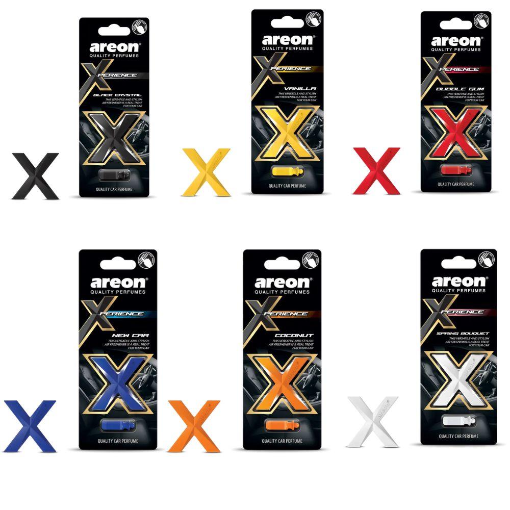 Areon Xperience osveživač za auto – više mirisa – kačenje na ventilaciju – dugotrajan miris – APX01–APX06