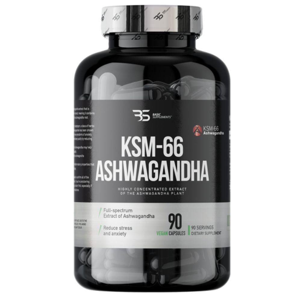 Ashwagandha KSM-66® 90 kapsula – Basic Supplements