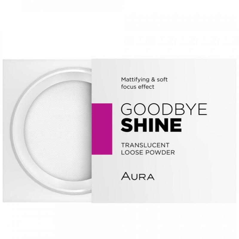 Aura translucentni puder u prahu za matiranje kože lica goodbye shine