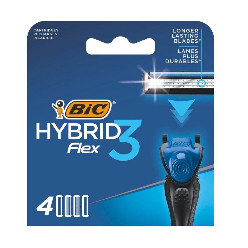 BIC Flex3 Hybrid – Muške dopune za brijač (4 komada)