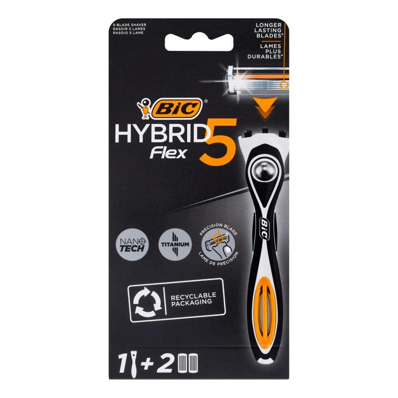 BIC Flex5 Hybrid – Muški brijač sistem (Ručica + 2 dopune)