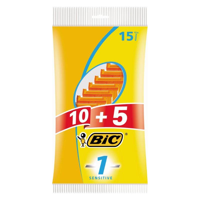 BIC Sensitive 10+5 – Muški brijač sa 2 oštrice