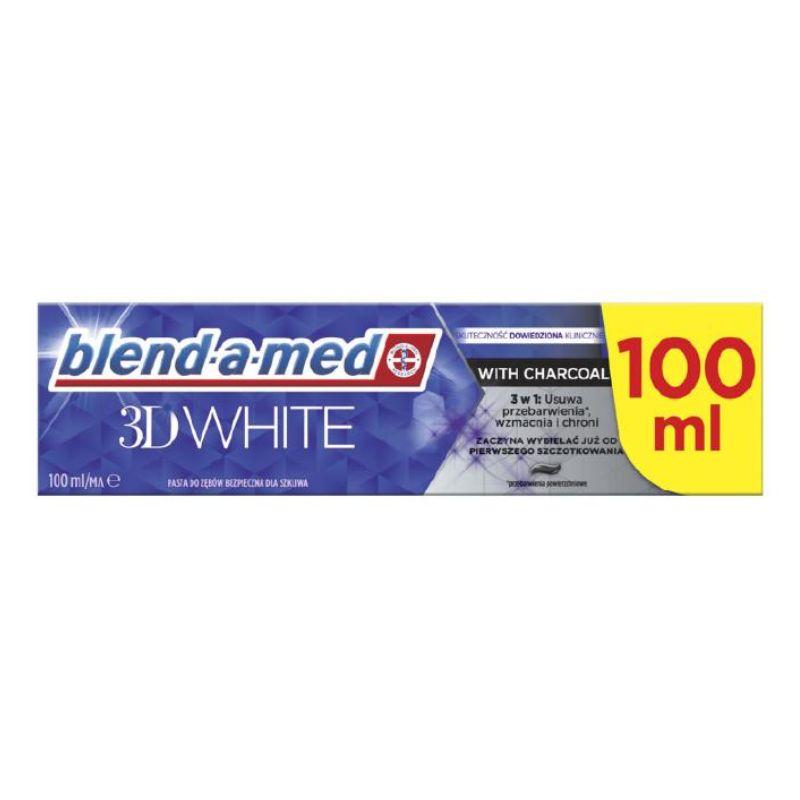 Blend-a-med 3D White Charcoal pasta za izbeljivanje zuba – 100 ml