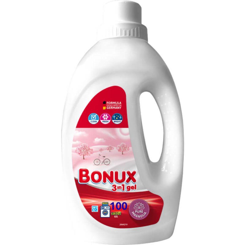 Bonux Gel za Pranje Veša Magnolia Brilliant Colors 5L – Svežina i zaštita boja do 100 pranja