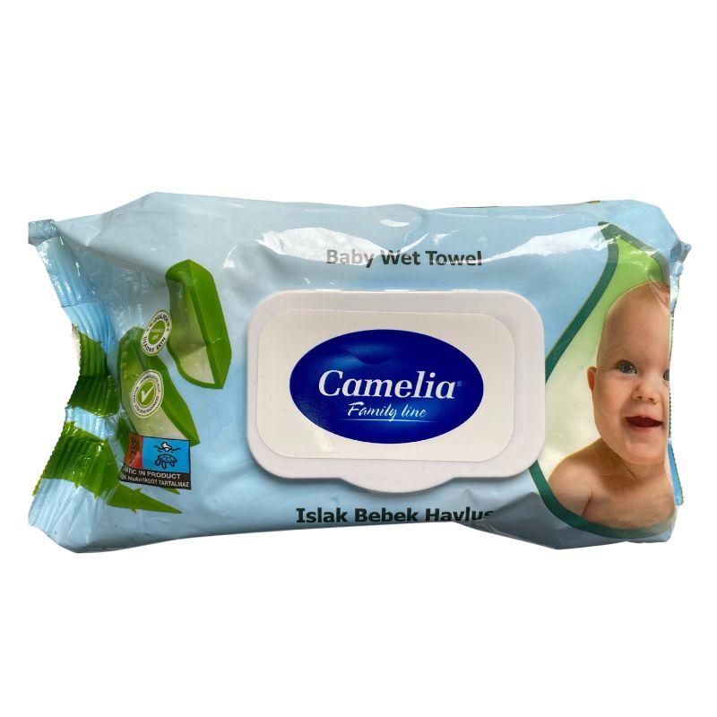 Camelia Family Line Aloe Vera vlažne maramice za bebe – 100 kom