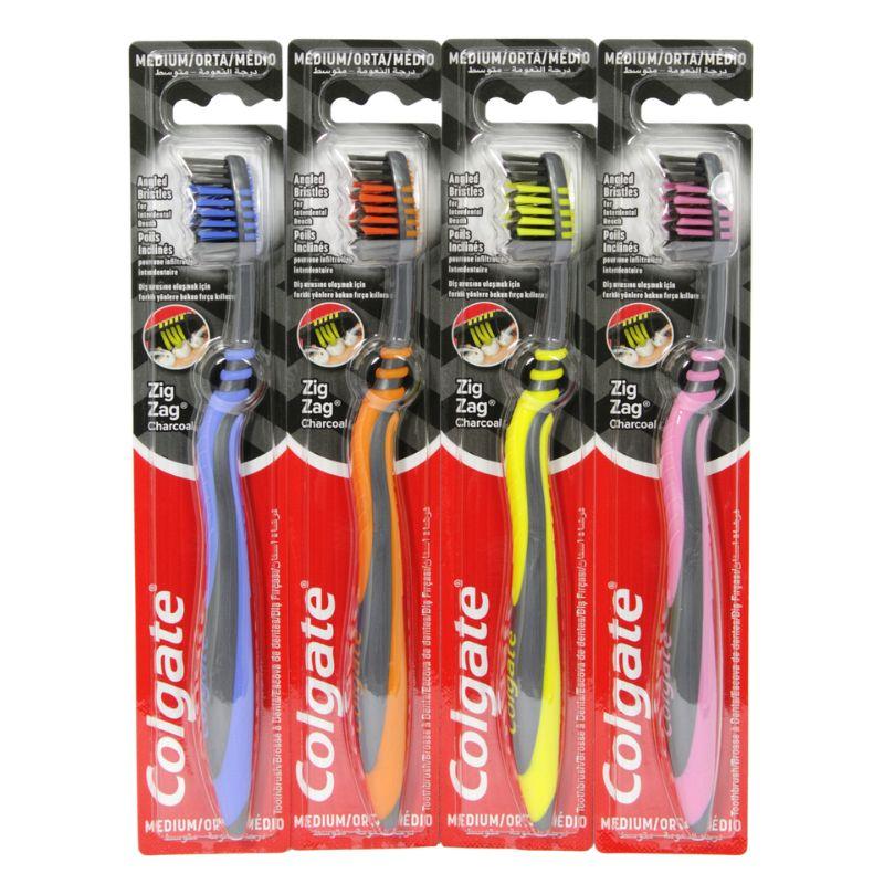 Colgate Zig Zag Charcoal – četkica za zube, Medium