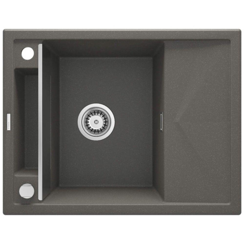 Deante sudopera Magnetic ZRM T11A – granitna sudopera 1.5 korita, antracit, daljinski podizač