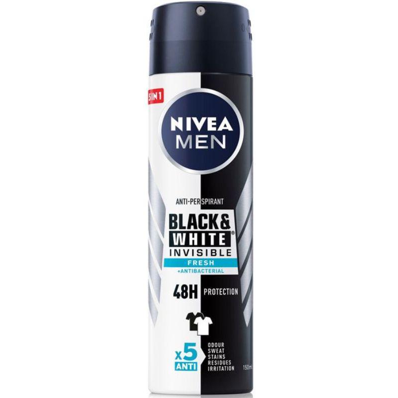 Dezodorans u spreju Black & White Invisible Fresh 150ml Nivea