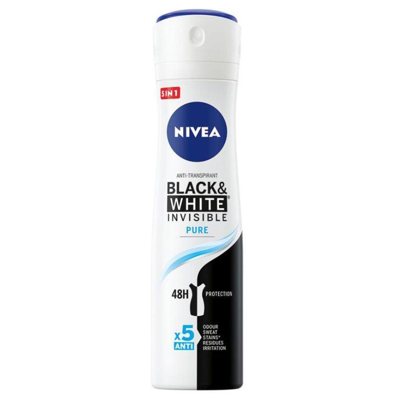 Dezodorans u spreju Black & White Invisible Pure sprej - Fashion Edition  150ml Nivea