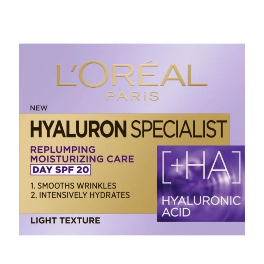 Dnevna hidratantna krema za vraćanje volumena 50 ml  Hyaluron Specialist L'Oreal Paris 