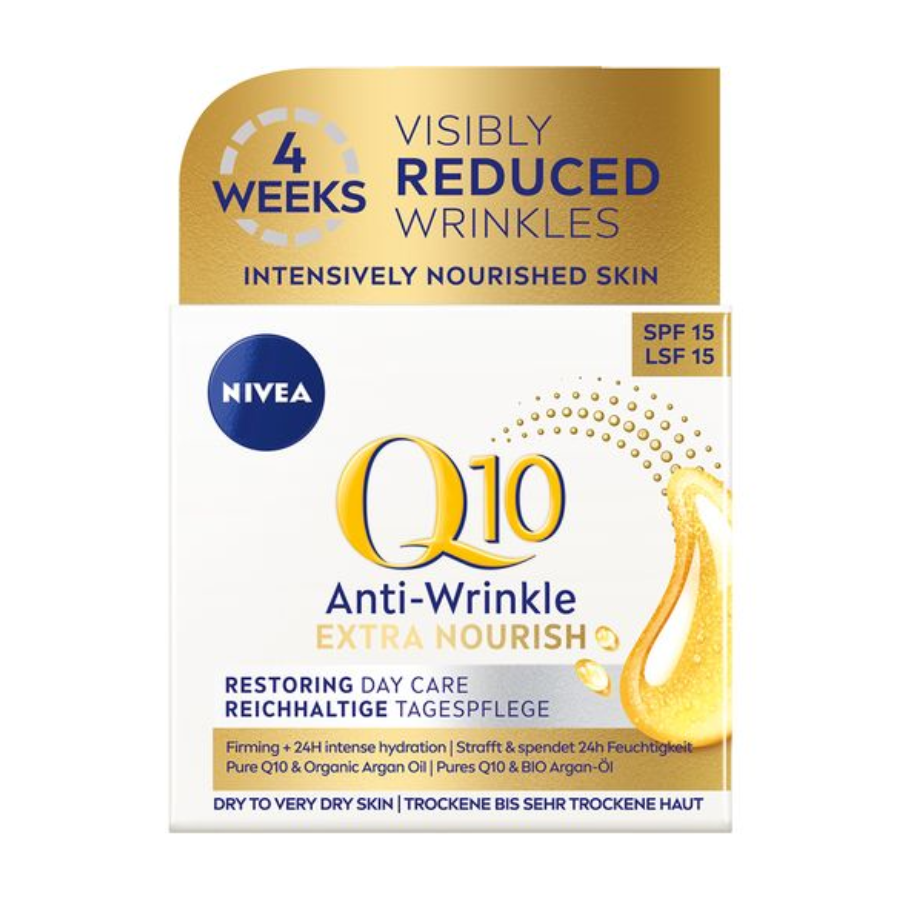 Dnevna  krema za suvu i veoma suvu kožu  Extra Nourising Q10 50ml Nivea