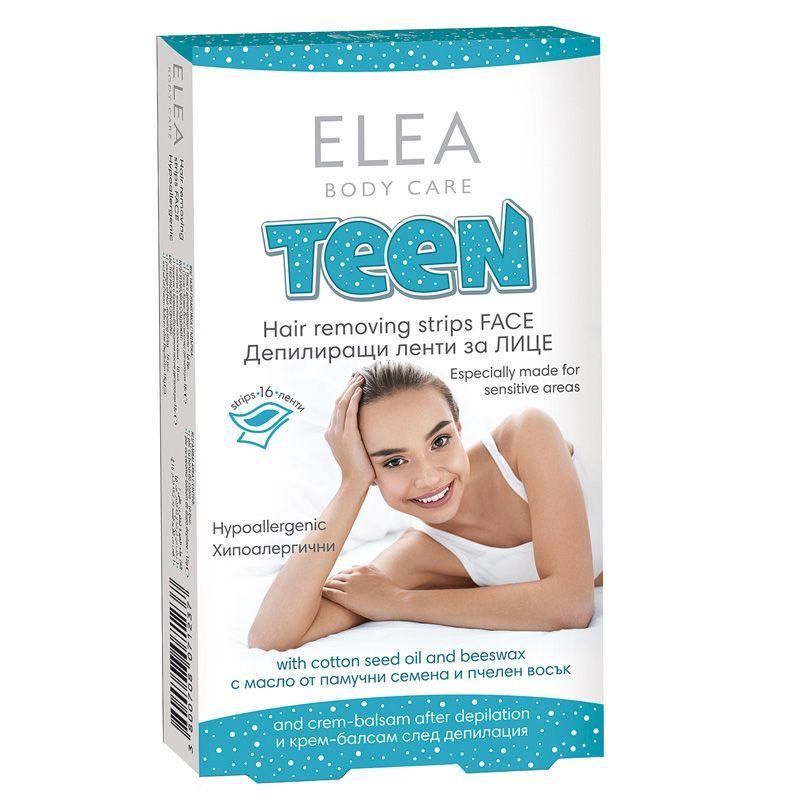 ELEA TEEN Trake za depilaciju lica, 16 kom.