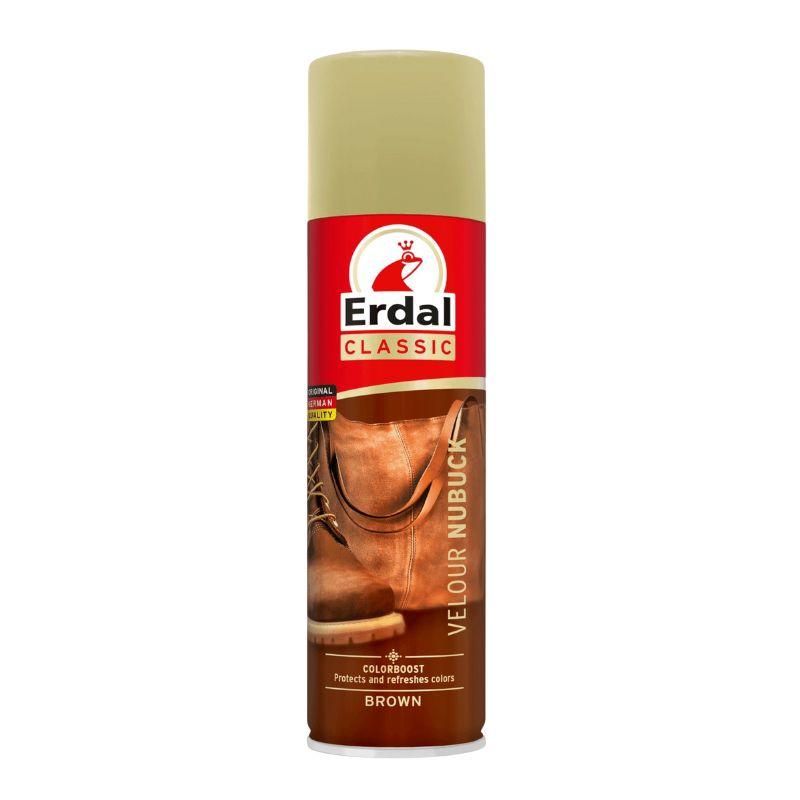 Erdal Sprej za Negu Obuće – Velour Nubuk Braon - 250 ml