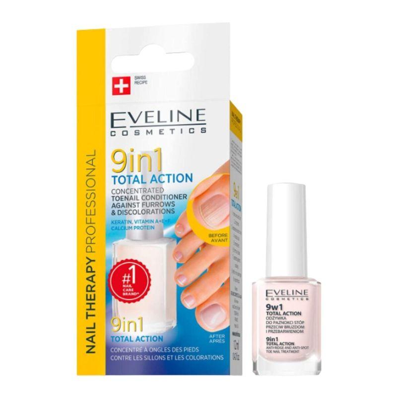 Eveline Nail Therapy 9in1 – tretman protiv brazdanja i mrlja na noktima nogu