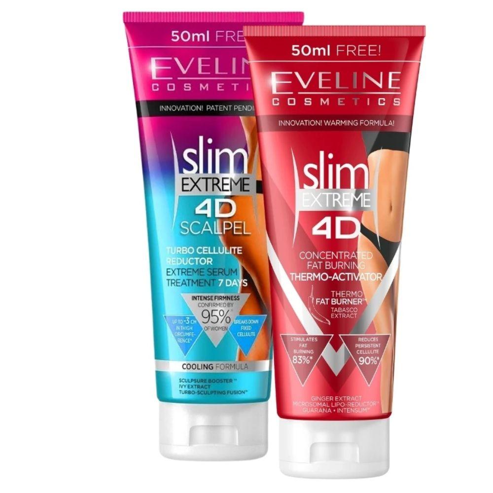 Eveline Slim Extreme 4D Scalpel serum protiv celulita 250ml + GRATIS Thermoactive serum