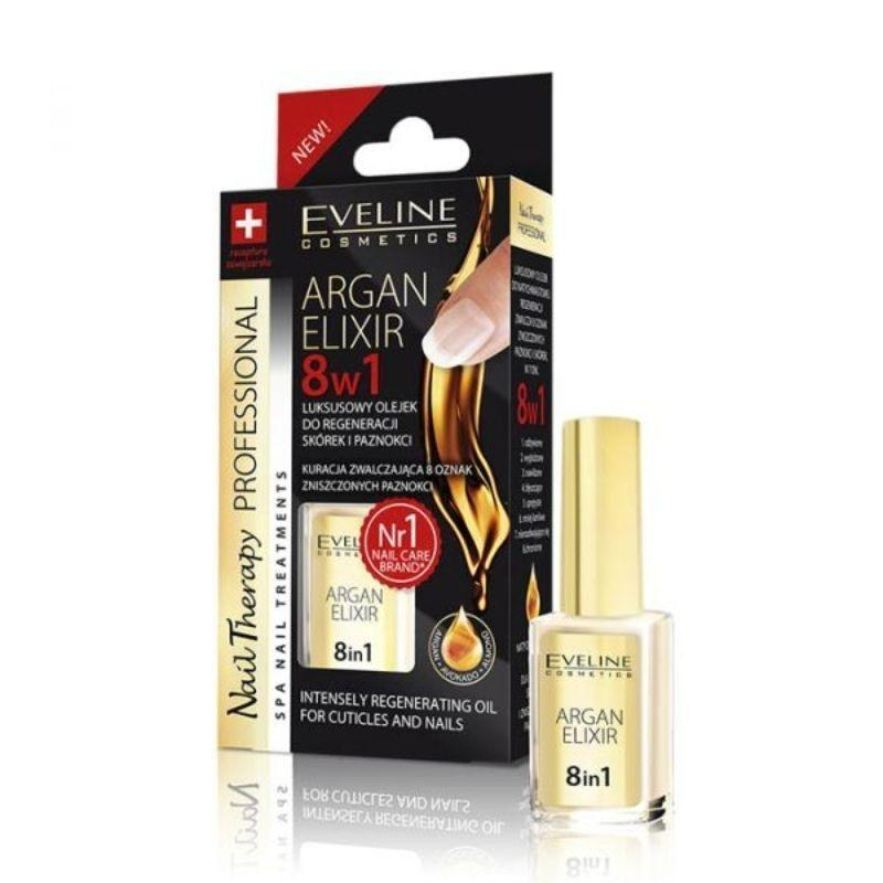 Eveline Therapy Argan Elixir – regenerativno ulje za zanoktice i nokte 12 ml