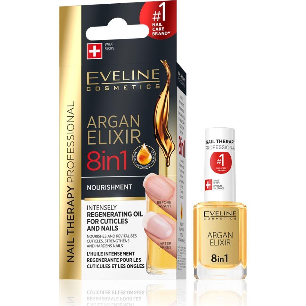Eveline Therapy Argan Elixir regenerativno ulje za zanoktice i nokte 12ml