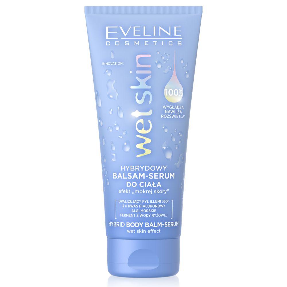 Eveline Wet Skin Hybrid Body Balm-Serum – Hidratantni Balzam sa Sjajnim Česticama, 200 ml