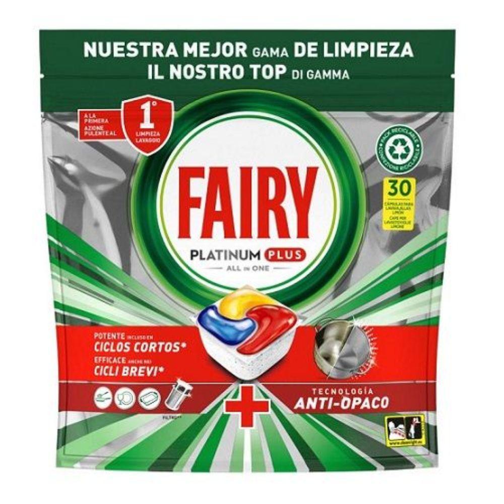 Fairy Platinum Plus All‑in‑One Lemon tablete za mašinsko pranje – 30 komada