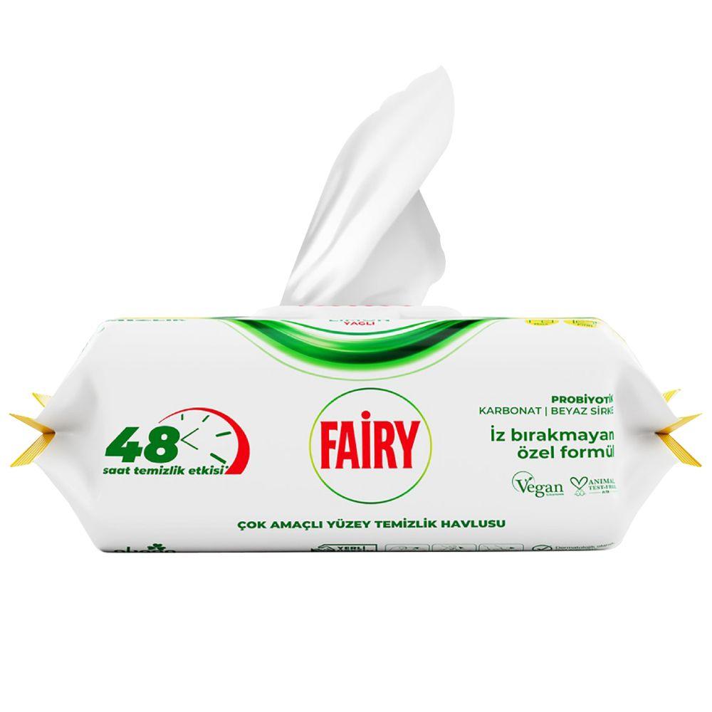 Fairy višenamenske vlažne maramice za površine limun 100 kom