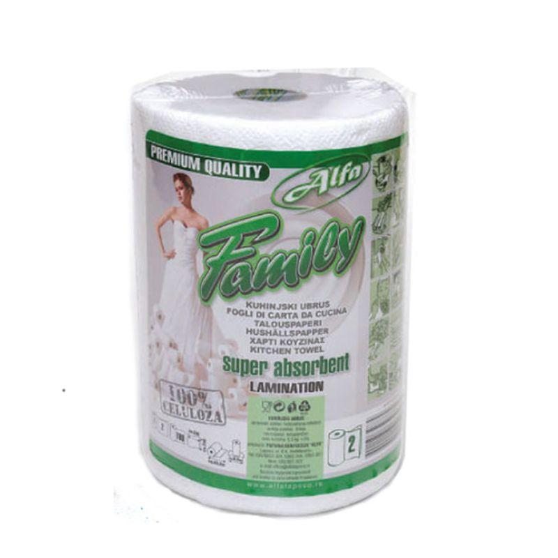 Family Kuhinjski Ubrus – 100% Celuloza - Dvoslojni, 2/1