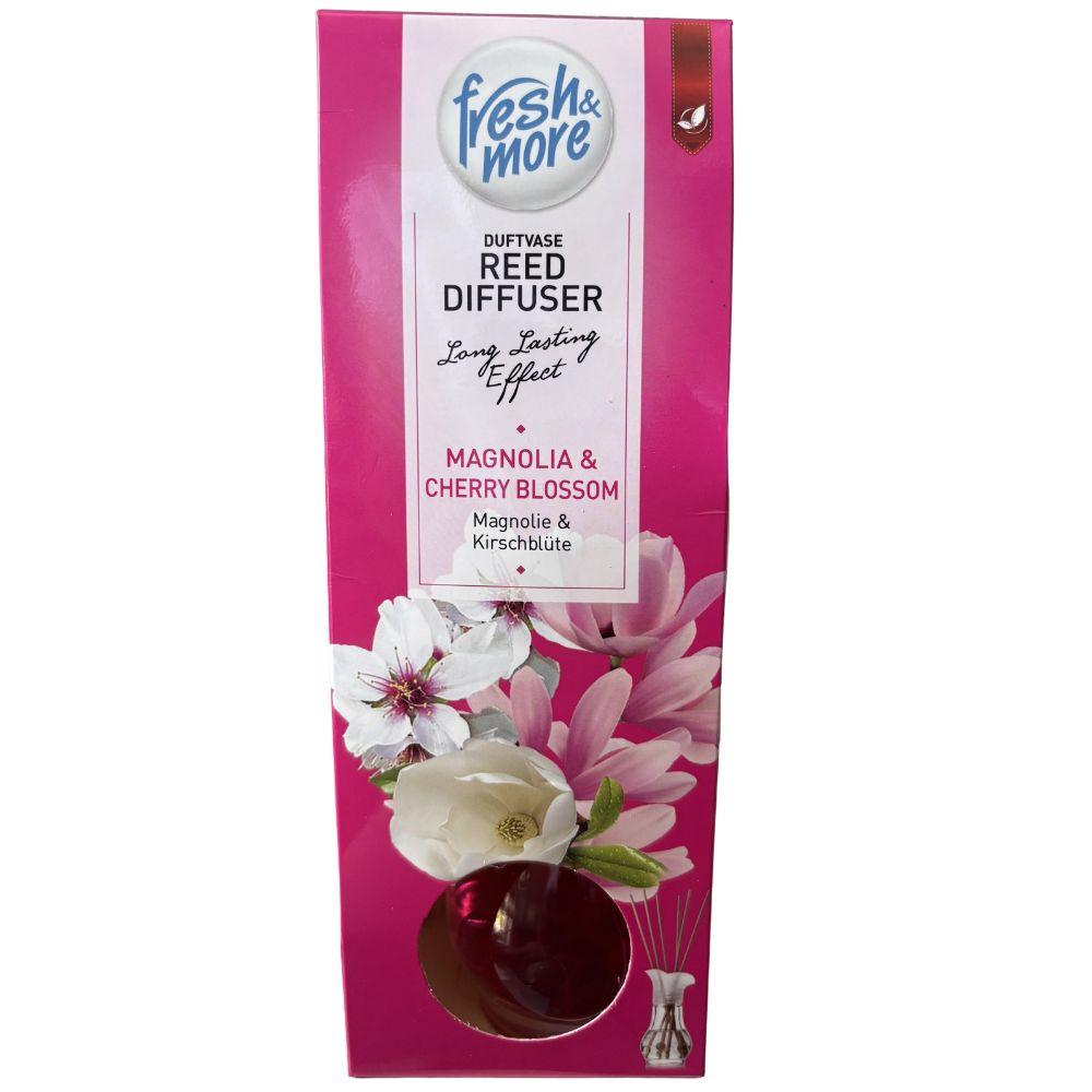 Fresh&More Osveživač prostora štapići – Magnolia & Cherry Blossom, 35 ml
