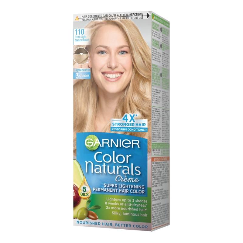 Garnier Color Naturals 110 Izrazito Svetlo Prirodno Plava - Hranljiva Krema za Bojenje