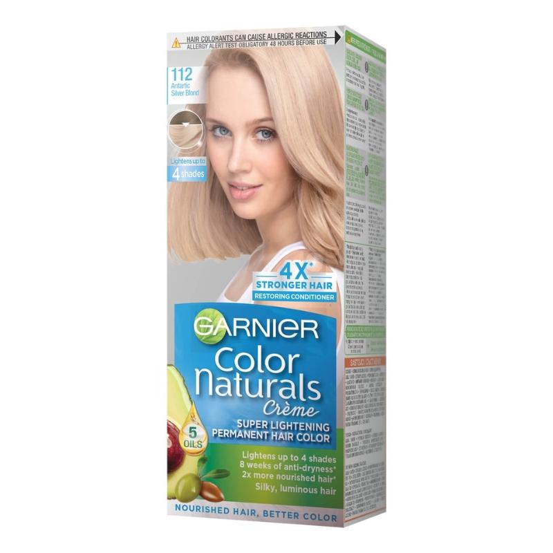 Garnier Color Naturals 112 Srebrno Plava - Hranljiva Krema za Bojenje