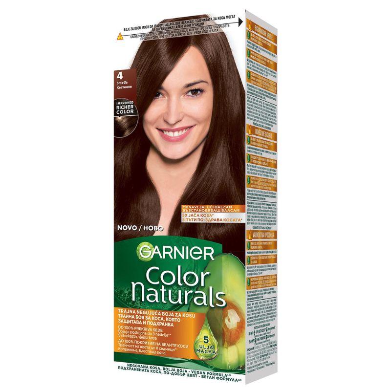 Garnier Color Naturals 4 Smeđa farba za kosu