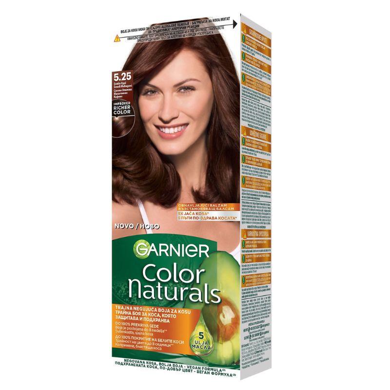 Garnier Color Naturals 5.25 Svetlo opal smeđi mahagoni farba za kosu