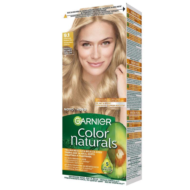 Garnier Color Naturals 9.1 Izrazito Svetlo Pepeljasto Plava farba za kosu