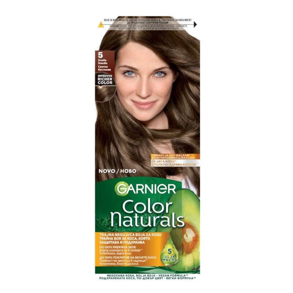 Garnier Color Naturals 5 – Srednje smeđa boja za kosu