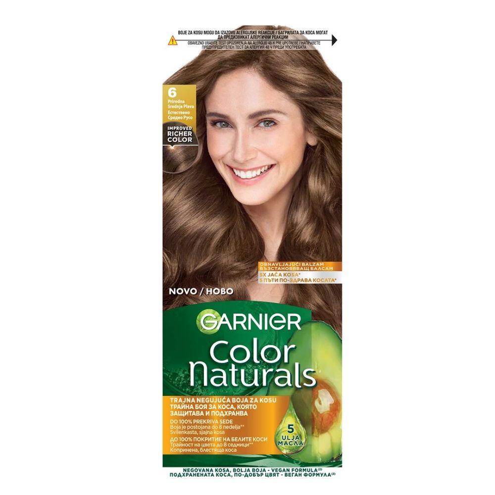 Garnier Color Naturals boja za kosu 6 – Prirodna srednje plava