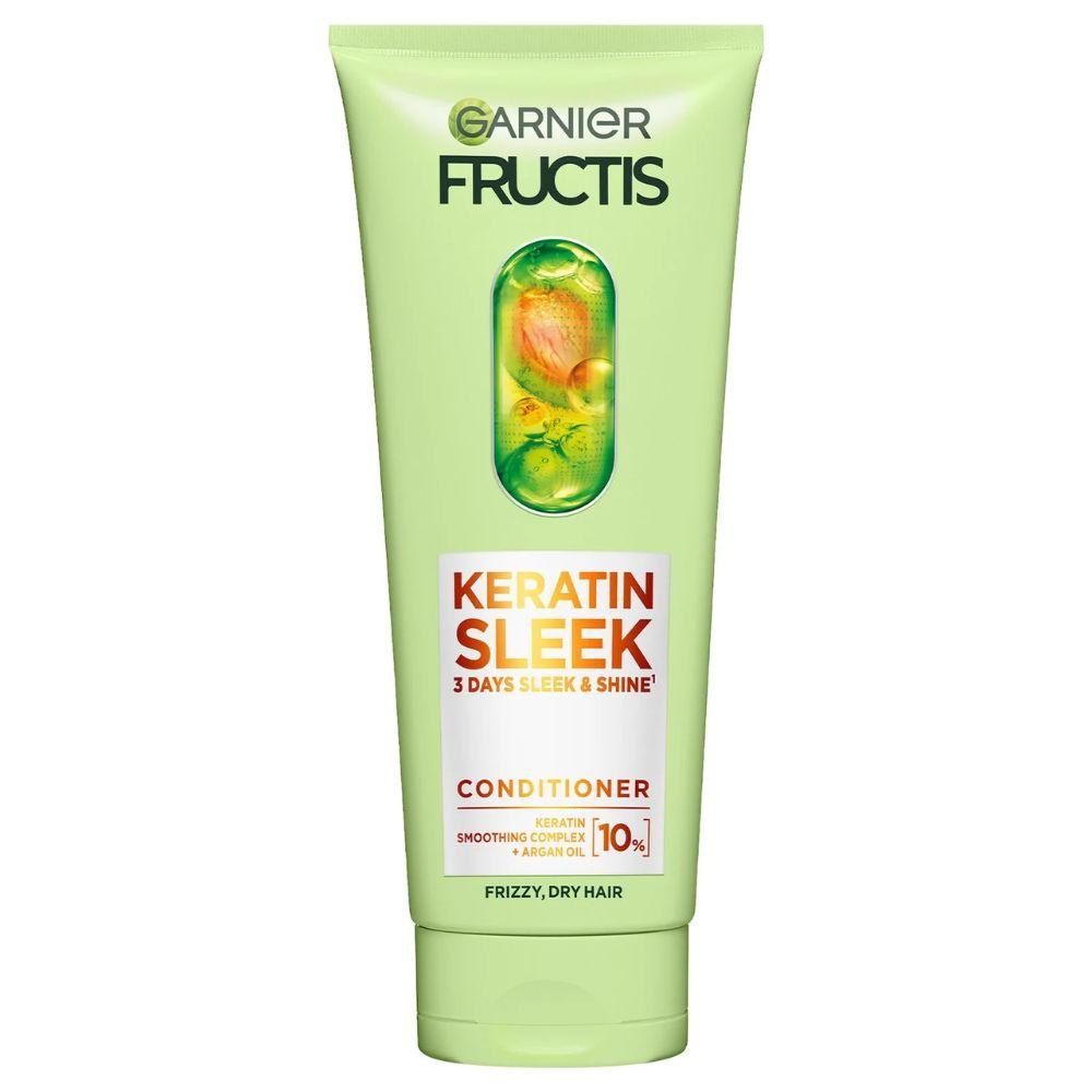 Garnier Fructis Keratin Sleek balzam za nezaglađenu suvu kosu 200ml