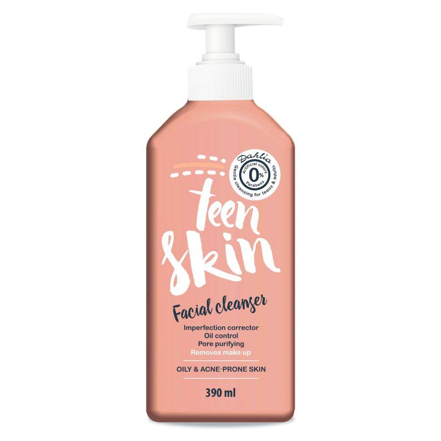 Gel za čišćenje lica masna koža sklona aknama 390ml Teen skin Dahlia 