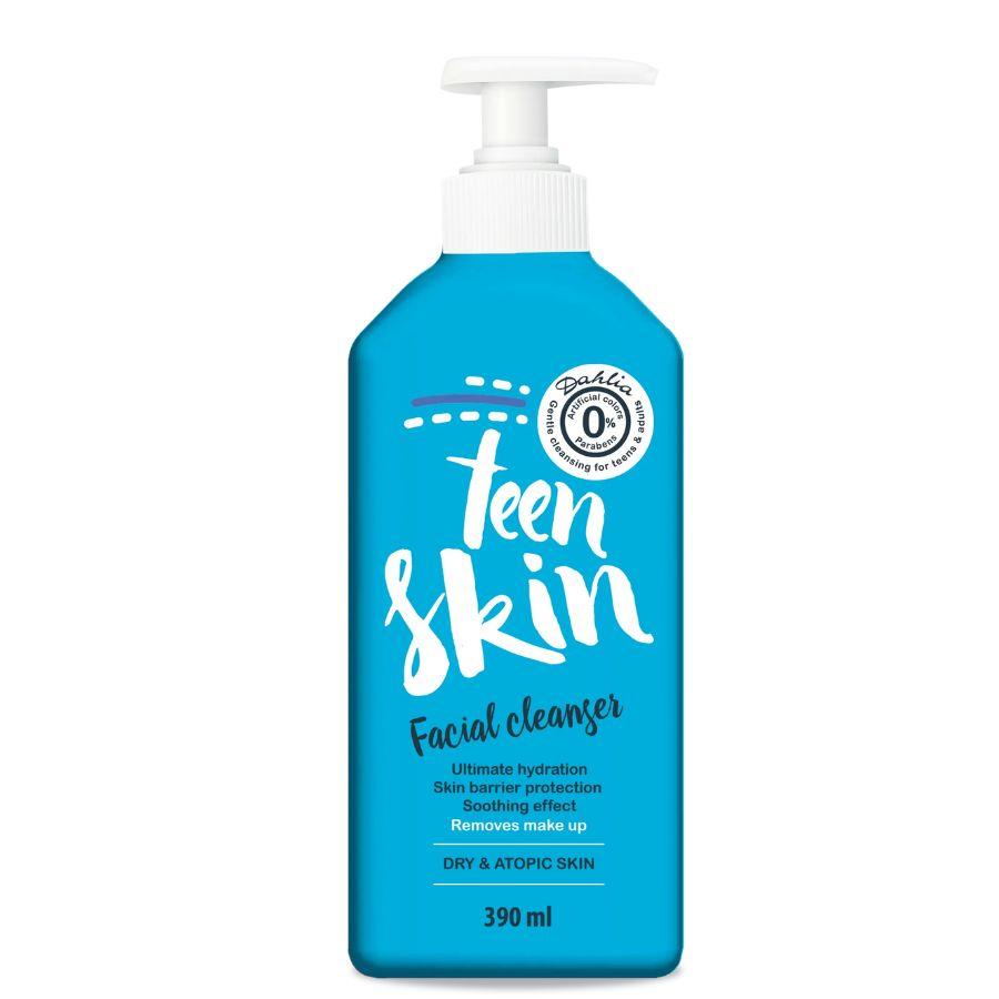 Gel za čišćenje lica suva&atopična koža 390ml Teen skin Dahlia