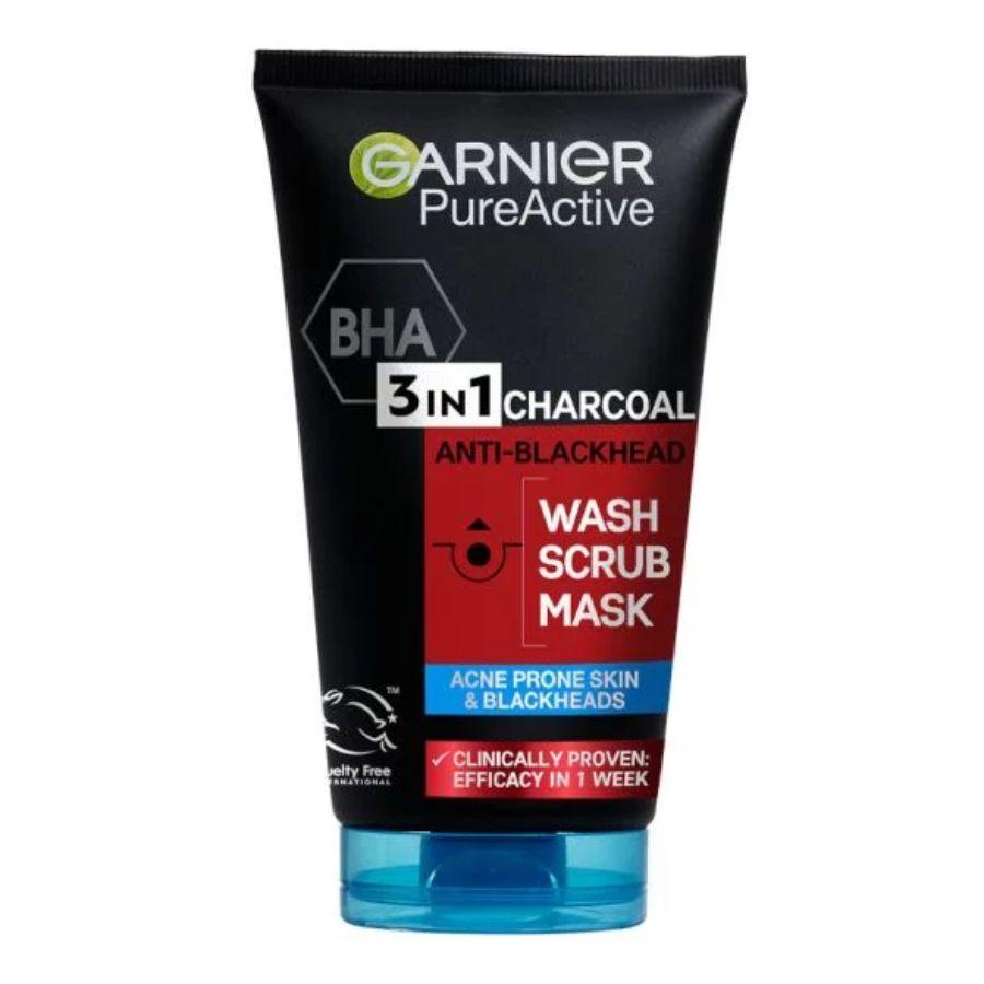 Gel za čišćenje + piling + maska 150 ml  Pure Active 3u1 charcoal Garnier