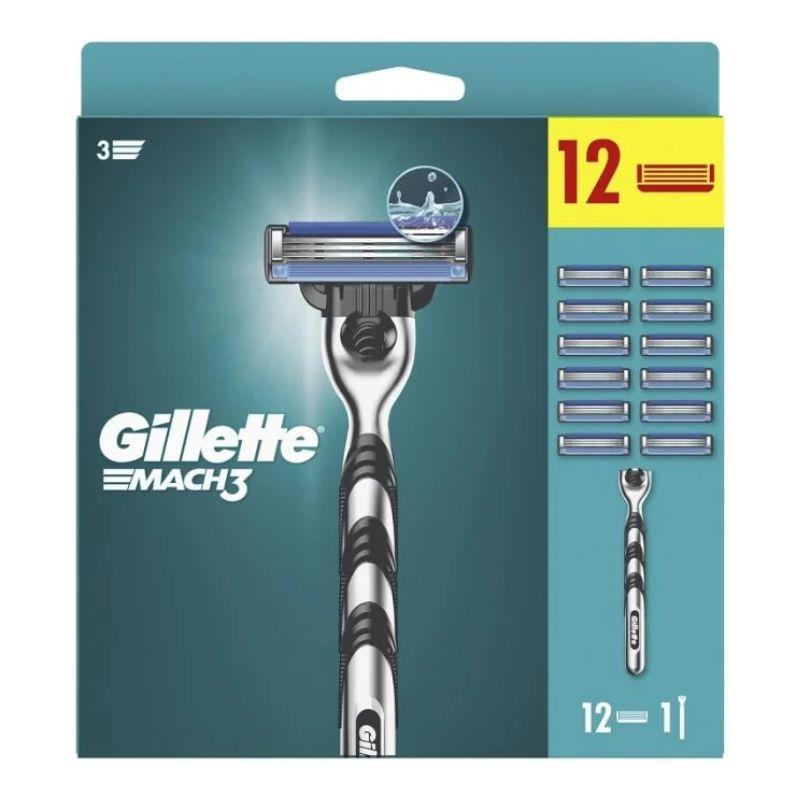 Gillette Mach3 brijač sa 12 zamenljivih dopuna