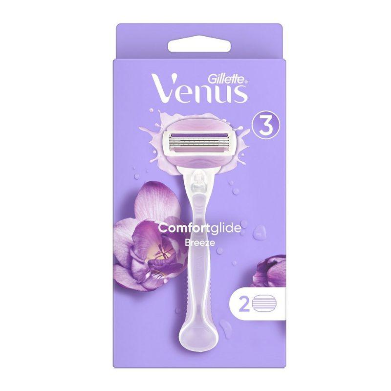 Gillette Venus Comfortglide Breeze – Ženski brijač + 2 dopune