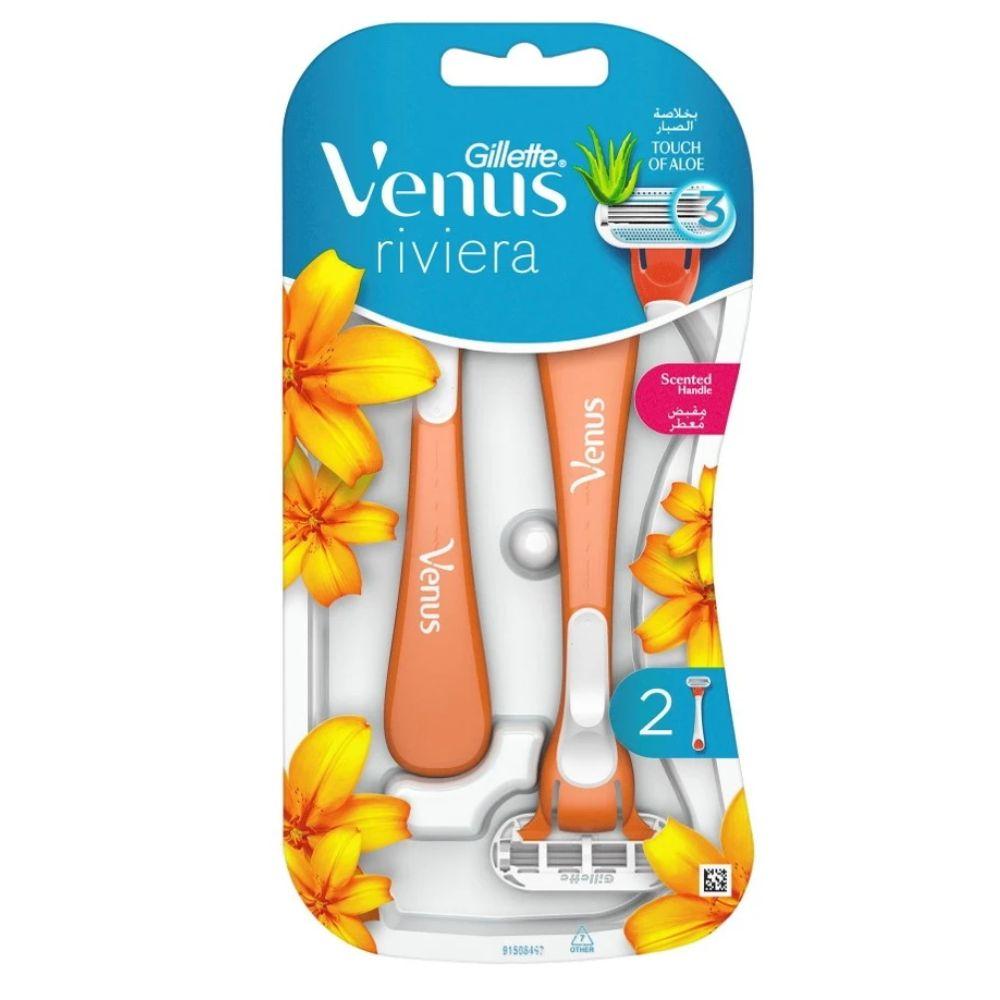 Gillette Venus Riviera – Ženski Jednokratni Brijač, 2 komada