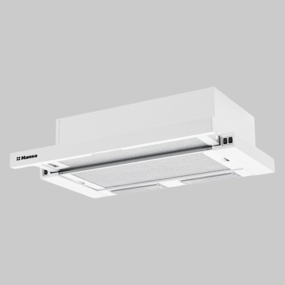 Hansa OTS6251WH aspirator – dvomotorni, 60 cm, LED, 429 m³/h