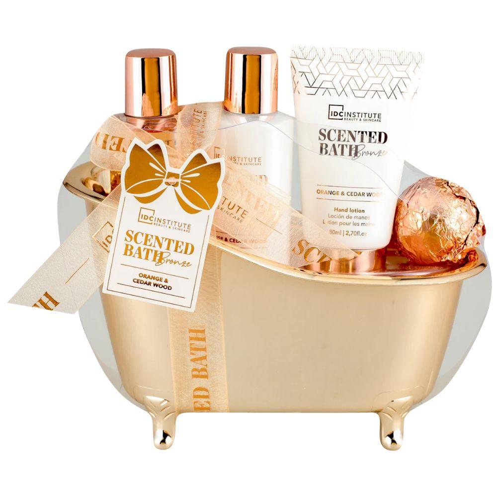 IDC ženski poklon set za telo (gel 100ml + losion 100ml + losion za ruke 80ml + kupka 30g)