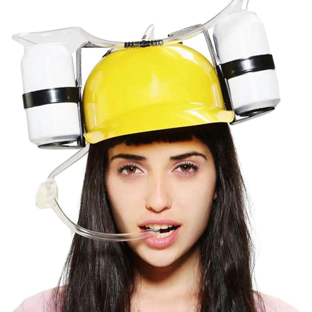 Kaciga za pivo žuta