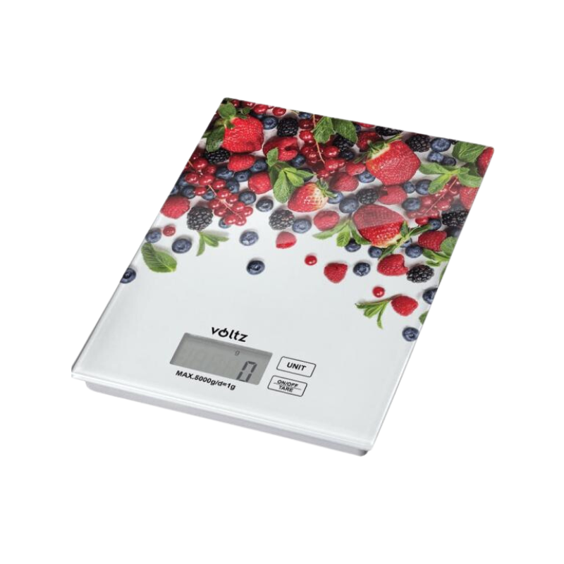 Kuhinjska vaga Deco Šumsko voće V51651E bela