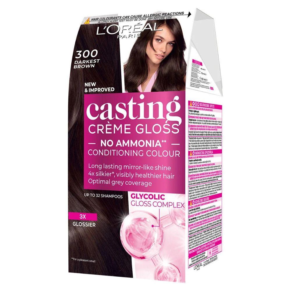 L’Oréal Paris Casting Crème Gloss boja za kosu 300 – Tamno Smeđa
