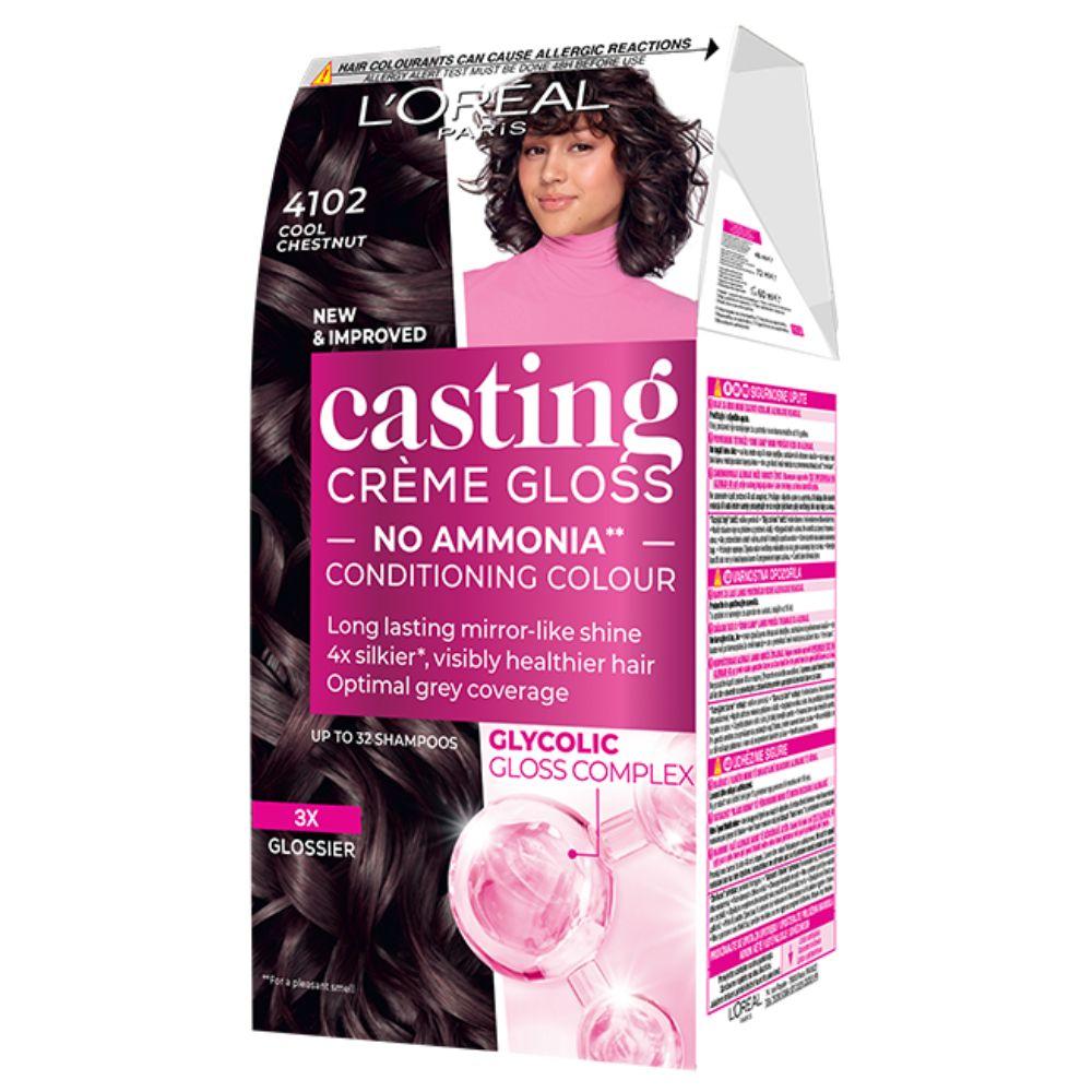 L’Oréal Paris Casting Crème Gloss boja za kosu 4102 – Hladan Kesten